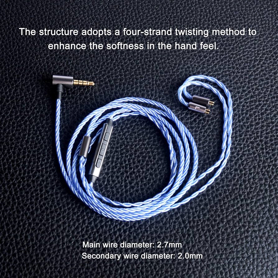 Amazon.com: okcsc Earphone Upgrade Cable,0.78mm 2pin Earbuds